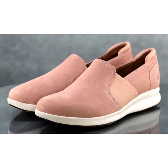 Clarks Women's Pink Slip-On Shoes - Picture 1 of 9